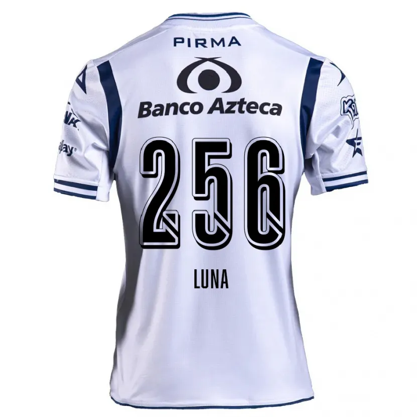 Danxen Mujer Camiseta Ángel Luna #256 Blanco Azul Marino 1ª Equipación 2024/25 La Camisa