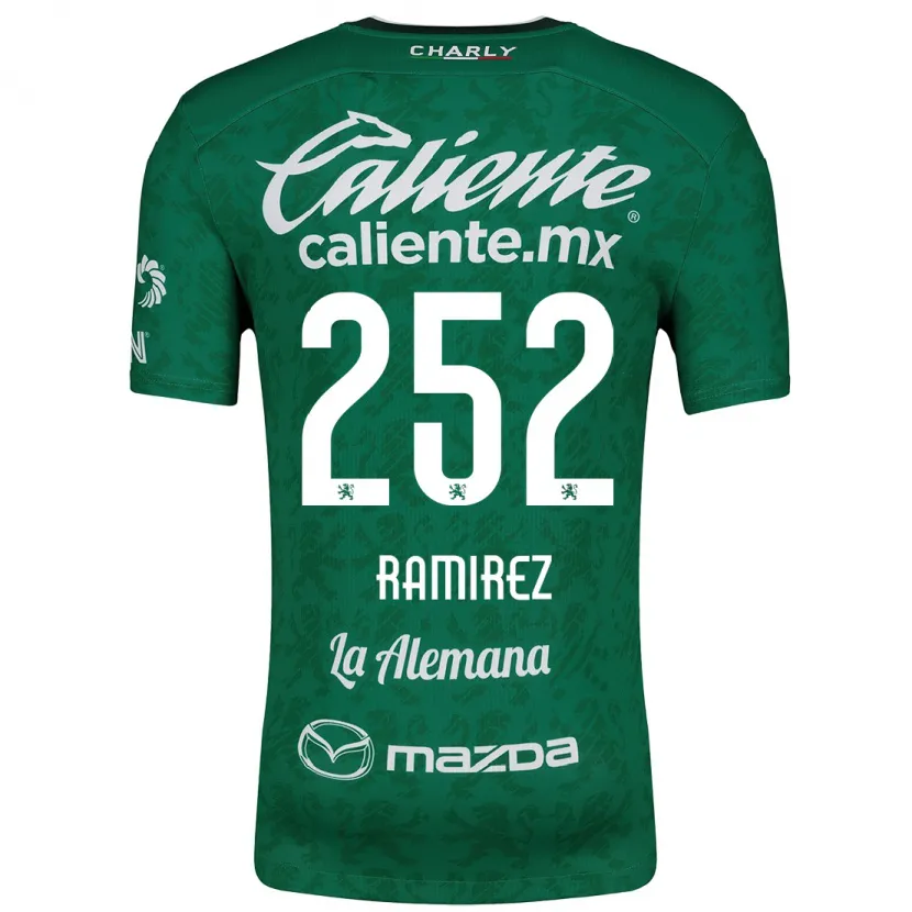 Danxen Mujer Camiseta Luis Ramírez #252 Verde Blanco 1ª Equipación 2024/25 La Camisa