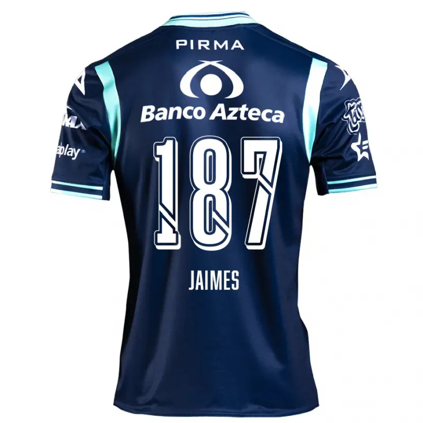 Danxen Mujer Camiseta Tristhan Jaimes #187 Azul Marino 2ª Equipación 2024/25 La Camisa