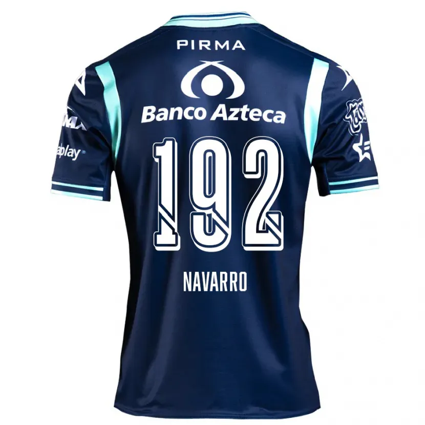 Danxen Mujer Camiseta Eduardo Navarro #192 Azul Marino 2ª Equipación 2024/25 La Camisa