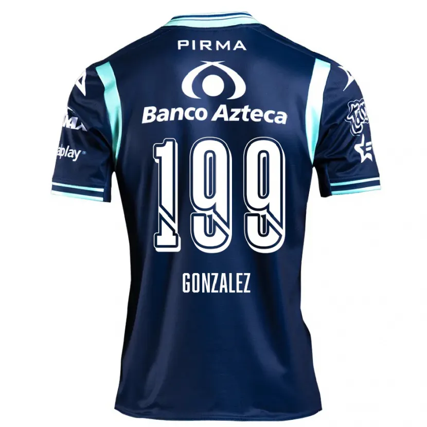 Danxen Mujer Camiseta Samuel González #199 Azul Marino 2ª Equipación 2024/25 La Camisa