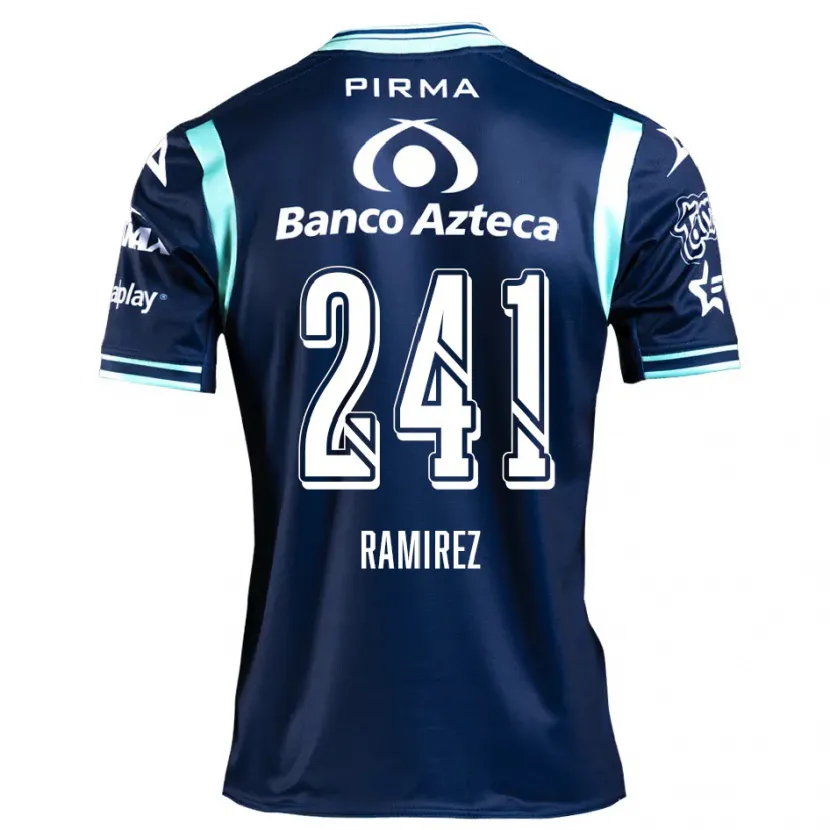 Danxen Mujer Camiseta Eduardo Ramírez #241 Azul Marino 2ª Equipación 2024/25 La Camisa