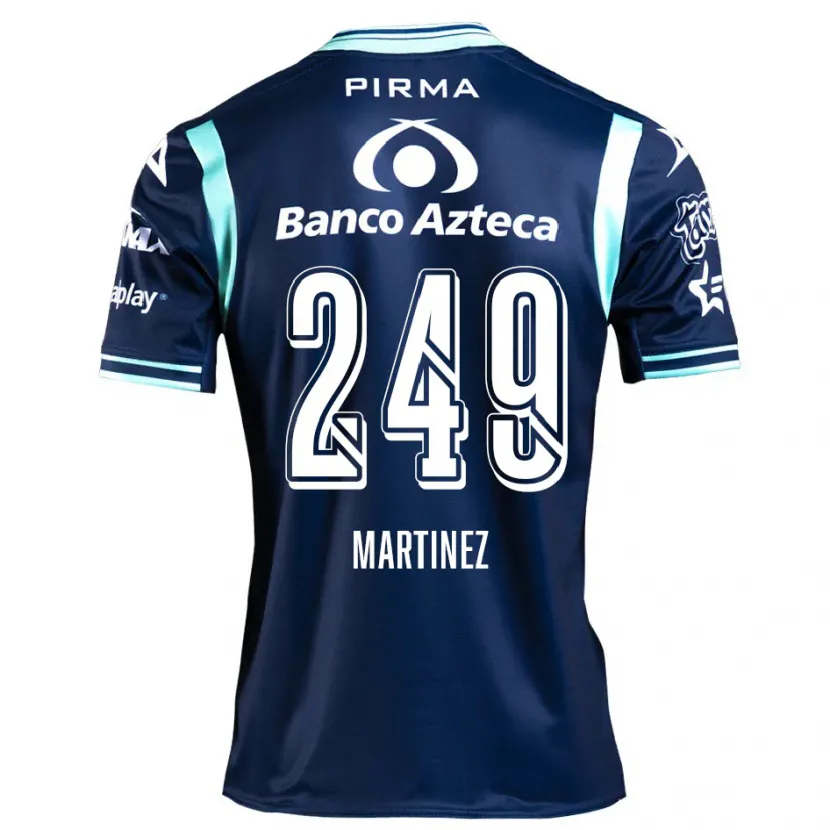 Danxen Mujer Camiseta Juan Martínez #249 Azul Marino 2ª Equipación 2024/25 La Camisa