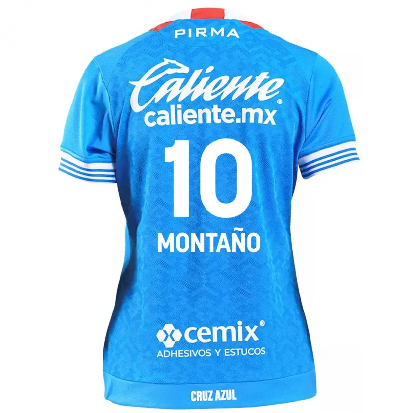 Danxen Niño Camiseta Andrés Montaño #10 Cielo Azul 1ª Equipación 2024/25 La Camisa