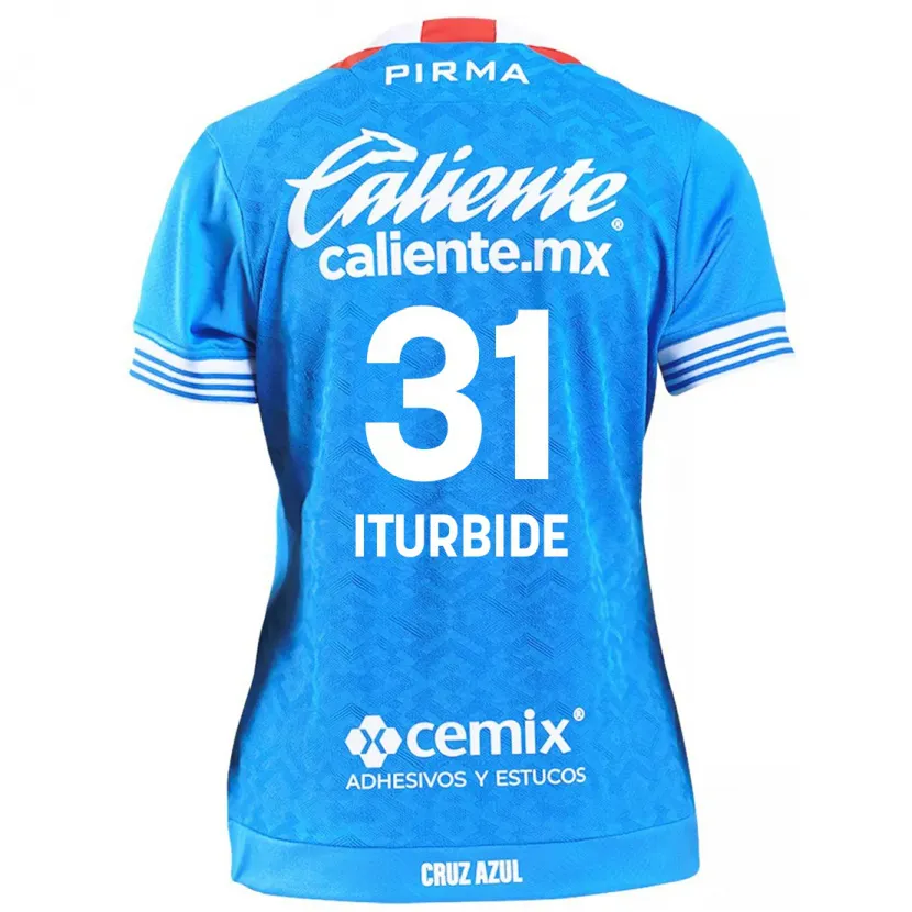 Danxen Niño Camiseta Luis Iturbide #31 Cielo Azul 1ª Equipación 2024/25 La Camisa