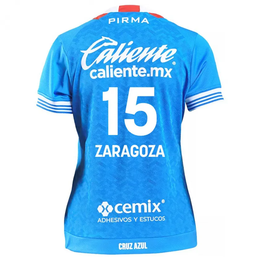 Danxen Niño Camiseta Nancy Zaragoza #15 Cielo Azul 1ª Equipación 2024/25 La Camisa