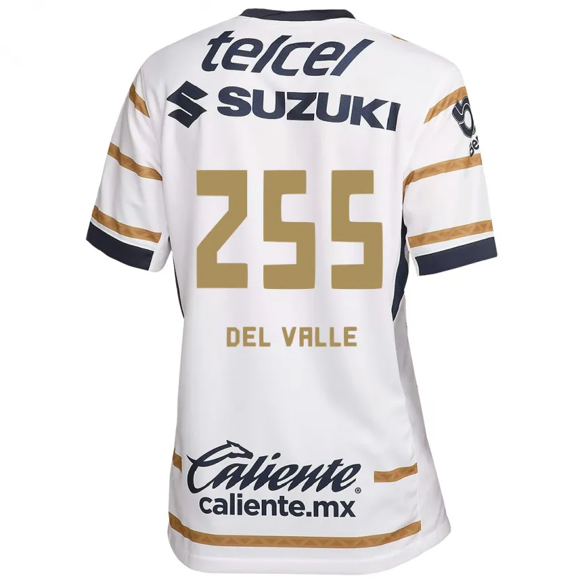 Danxen Niño Camiseta Yonathan Del Valle #255 Obsidiana Blanca 1ª Equipación 2024/25 La Camisa