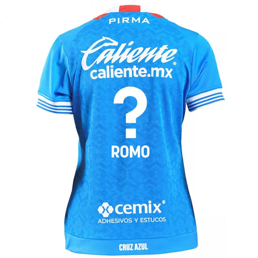 Danxen Hombre Camiseta Luis Romo #0 Cielo Azul 1ª Equipación 2024/25 La Camisa