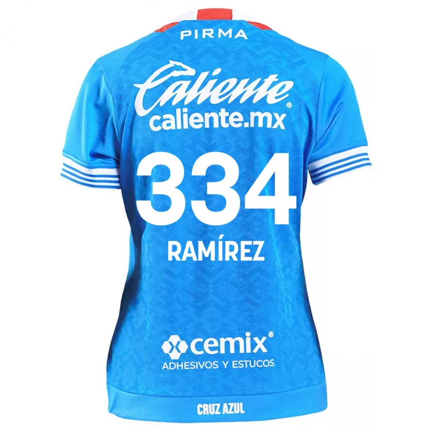 Danxen Hombre Camiseta Mauricio Ramírez #334 Cielo Azul 1ª Equipación 2024/25 La Camisa