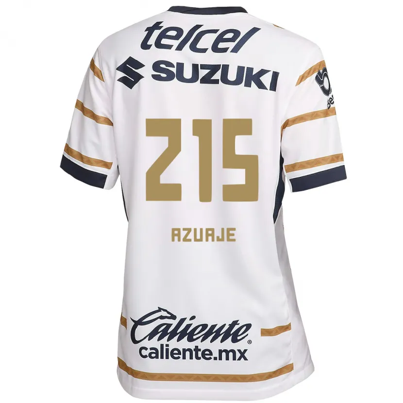 Danxen Hombre Camiseta Ángel Azuaje #215 Obsidiana Blanca 1ª Equipación 2024/25 La Camisa