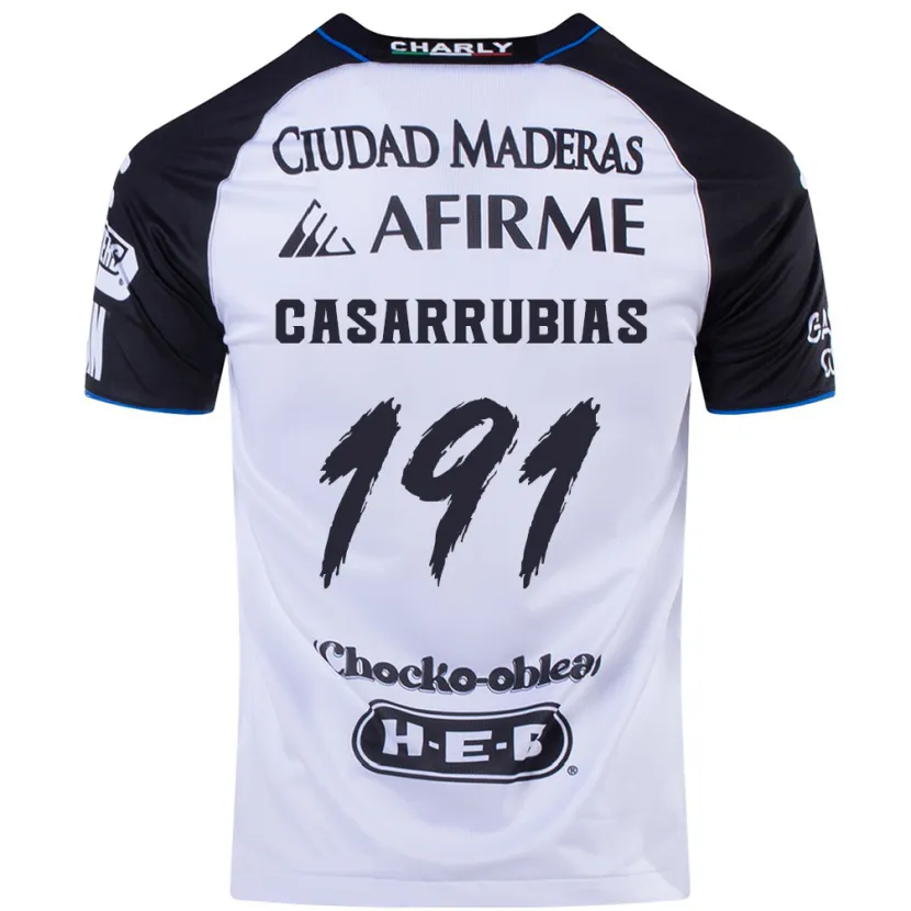 Danxen Hombre Camiseta Aaron Casarrubias #191 Azul Negro 1ª Equipación 2024/25 La Camisa