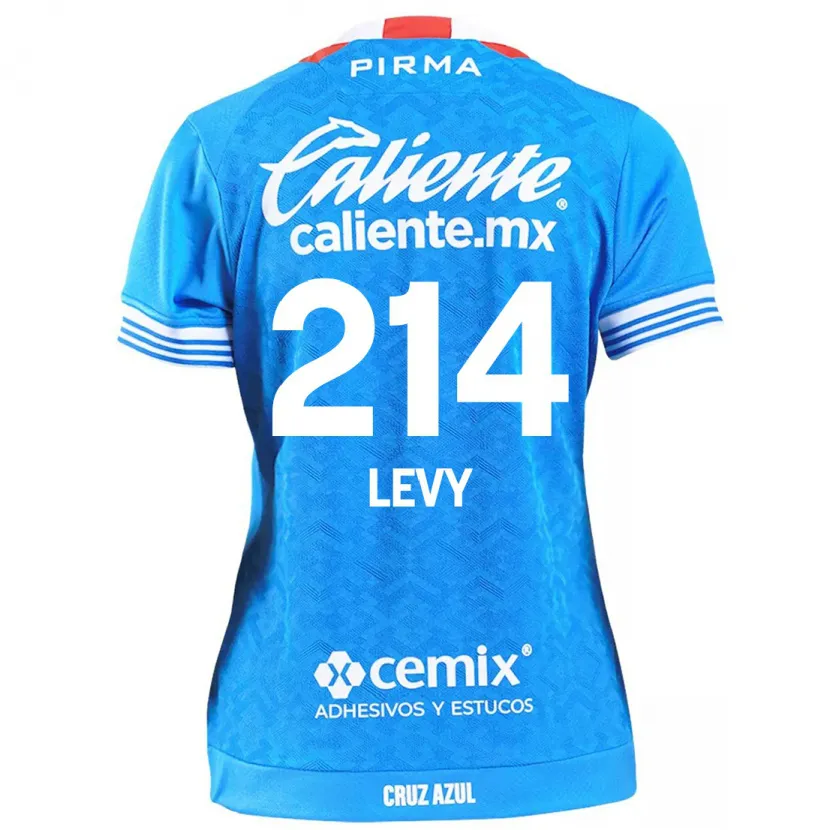 Danxen Mujer Camiseta Mateo Levy #214 Cielo Azul 1ª Equipación 2024/25 La Camisa