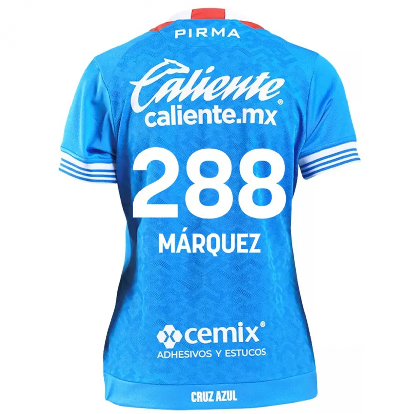 Danxen Mujer Camiseta Víctor Márquez #288 Cielo Azul 1ª Equipación 2024/25 La Camisa