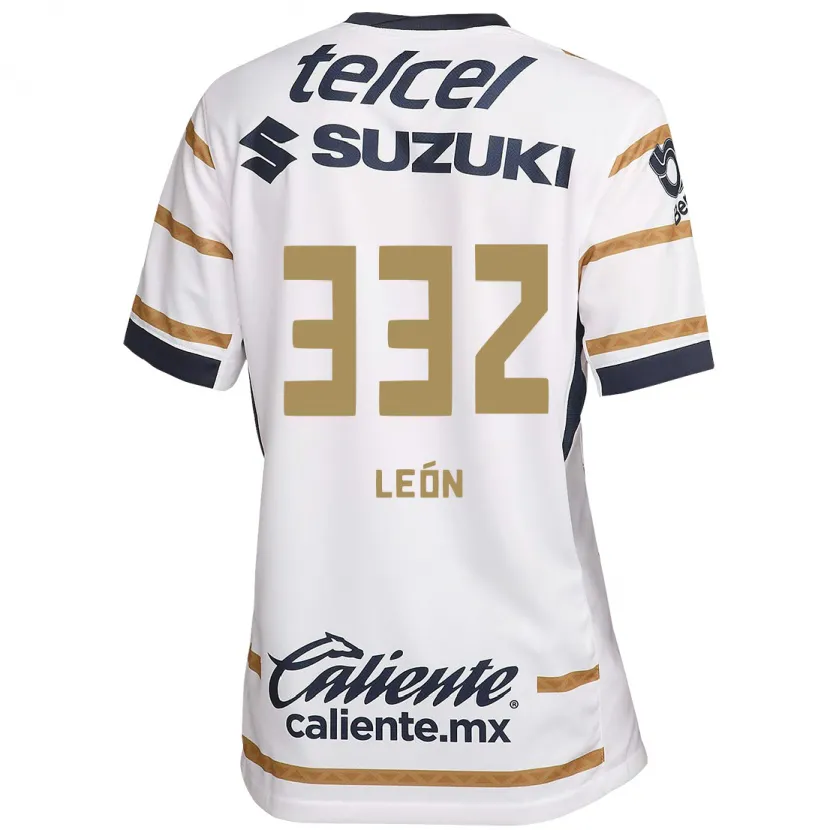 Danxen Mujer Camiseta Andryk León #332 Obsidiana Blanca 1ª Equipación 2024/25 La Camisa