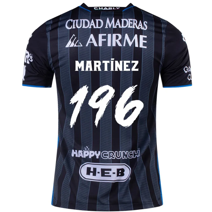 Danxen Mujer Camiseta Diego Martínez #196 Blanco Negro 2ª Equipación 2024/25 La Camisa