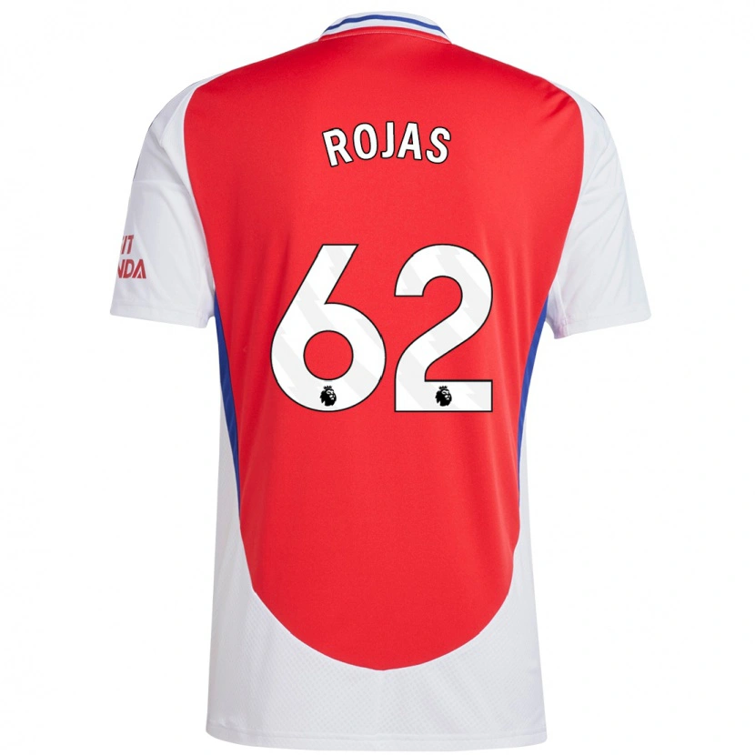 Danxen Niño Camiseta Alexei Rojas #62 Rojo Blanco 1ª Equipación 2024/25 La Camisa