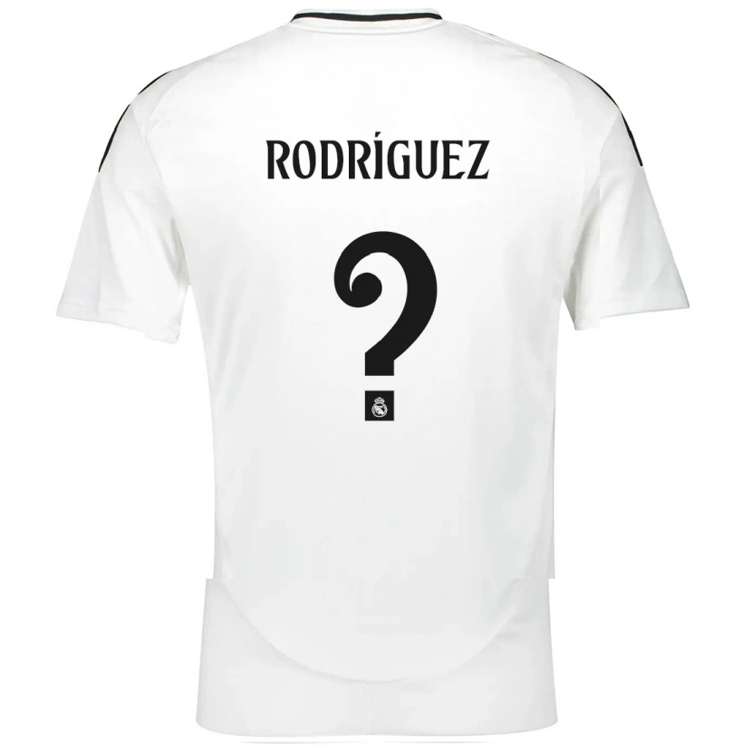 Danxen Niño Camiseta Álvaro Rodríguez #0 Blanco 1ª Equipación 2024/25 La Camisa