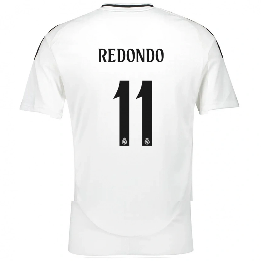 Danxen Niño Camiseta Alba Redondo #11 Blanco 1ª Equipación 2024/25 La Camisa