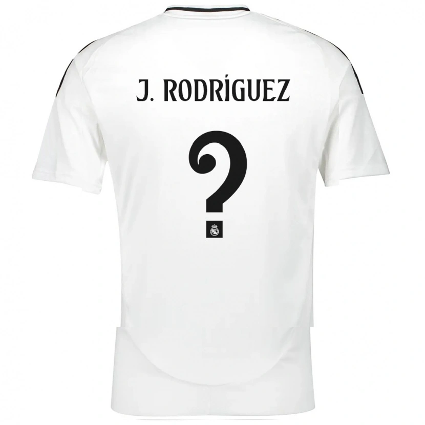 Danxen Niño Camiseta Juan Rodríguez #0 Blanco 1ª Equipación 2024/25 La Camisa