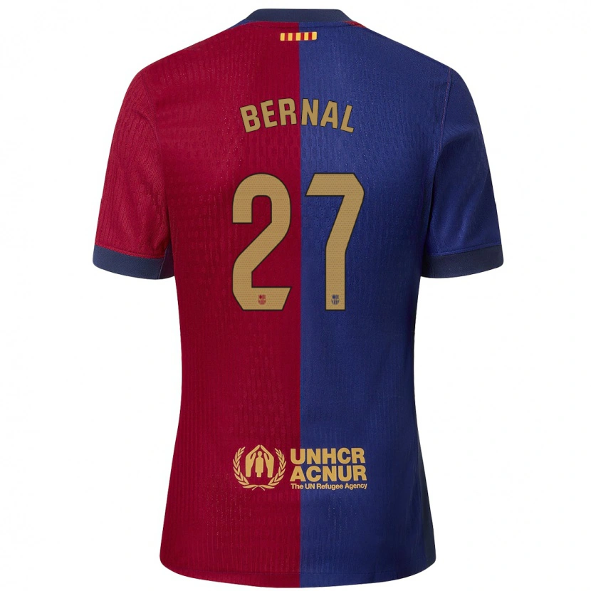 Danxen Niño Camiseta Marc Bernal #27 Azul Rojo 1ª Equipación 2024/25 La Camisa