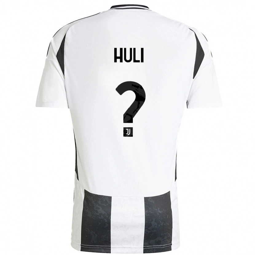 Danxen Niño Camiseta Raffaele Huli #0 Blanco Negro 1ª Equipación 2024/25 La Camisa