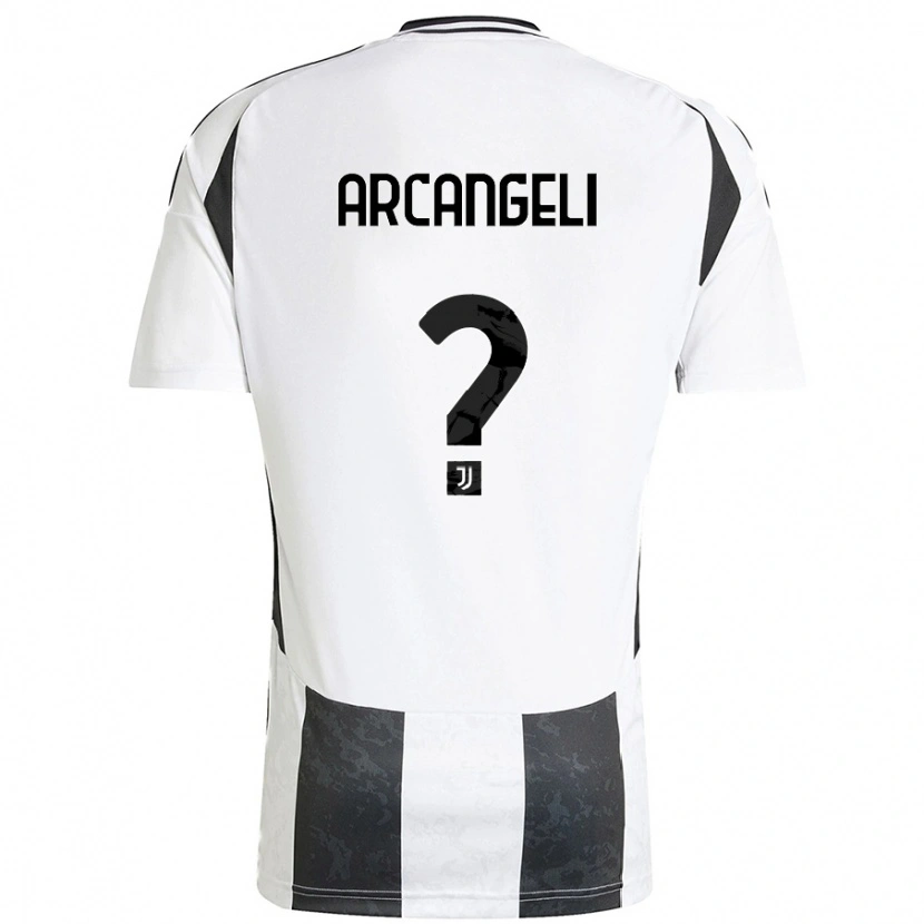 Danxen Niño Camiseta Nicole Arcangeli #0 Blanco Negro 1ª Equipación 2024/25 La Camisa