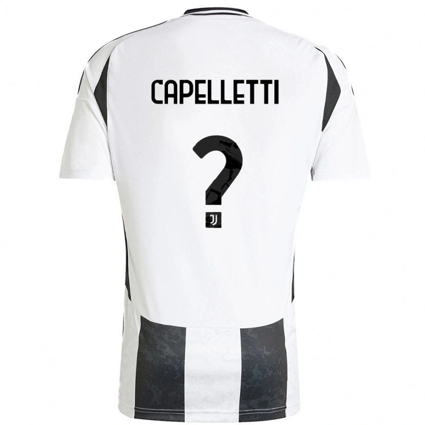 Danxen Niño Camiseta Alessia Capelletti #0 Blanco Negro 1ª Equipación 2024/25 La Camisa