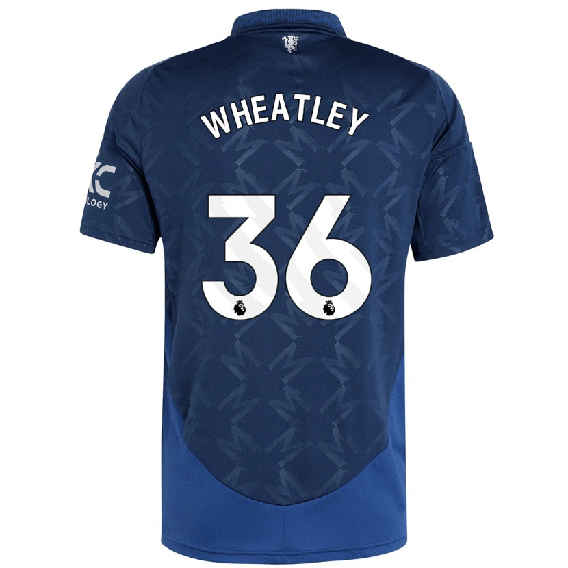 Danxen Niño Camiseta Ethan Wheatley #36 Índigo 2ª Equipación 2024/25 La Camisa