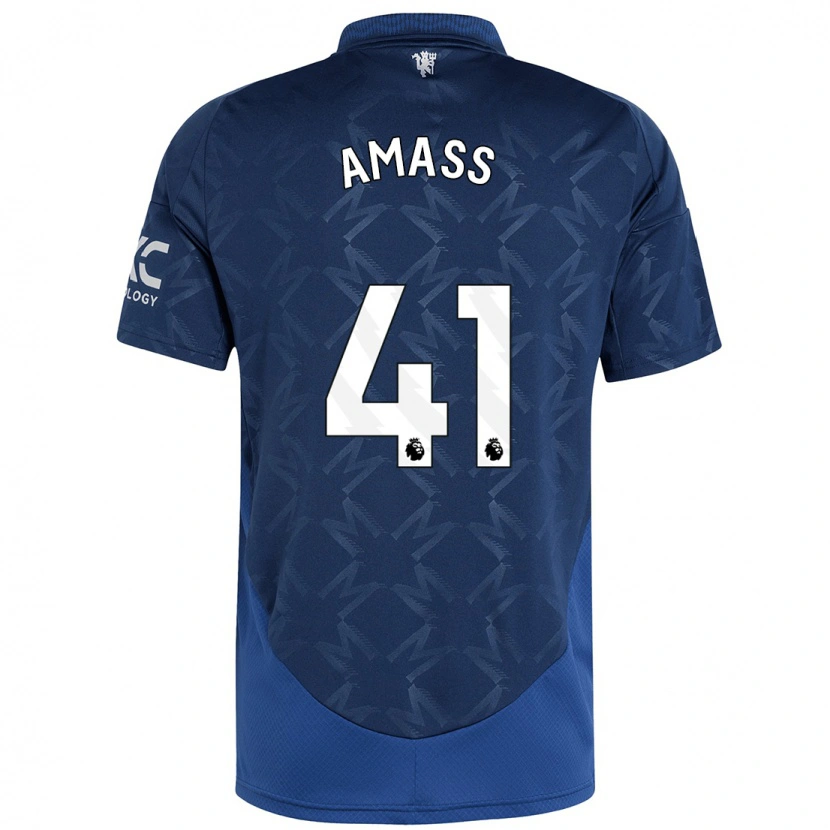 Danxen Niño Camiseta Harry Amass #41 Índigo 2ª Equipación 2024/25 La Camisa