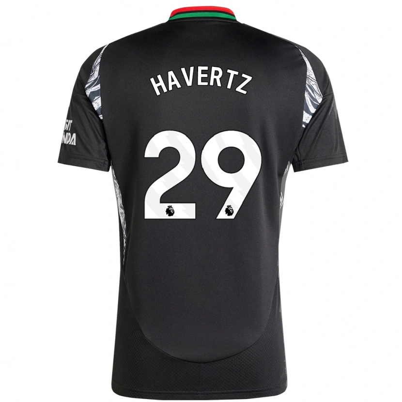 Danxen Niño Camiseta Kai Havertz #29 Negro 2ª Equipación 2024/25 La Camisa