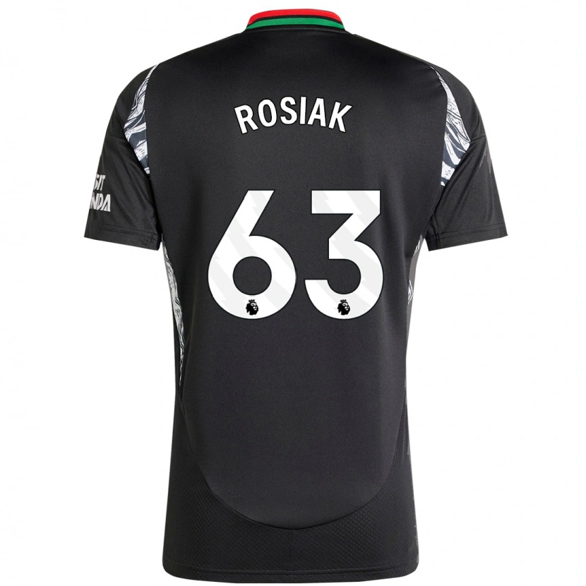 Danxen Niño Camiseta Michal Rosiak #63 Negro 2ª Equipación 2024/25 La Camisa
