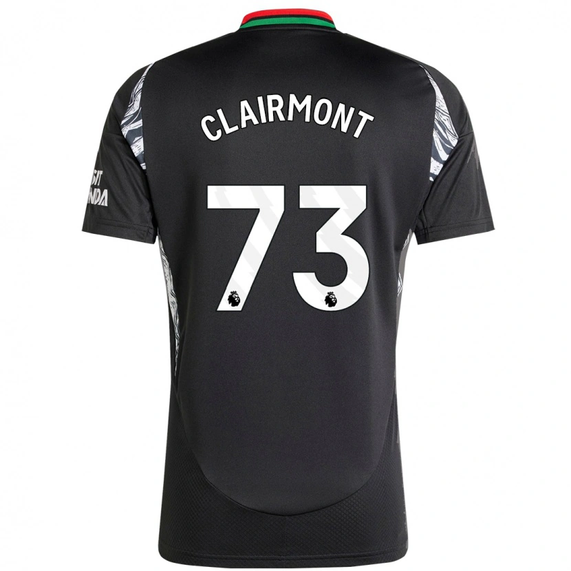 Danxen Niño Camiseta Reece Clairmont #73 Negro 2ª Equipación 2024/25 La Camisa