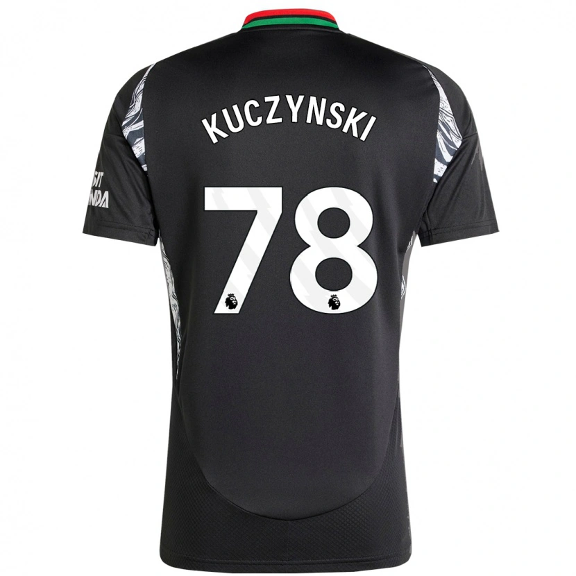 Danxen Niño Camiseta Max Kuczynski #78 Negro 2ª Equipación 2024/25 La Camisa