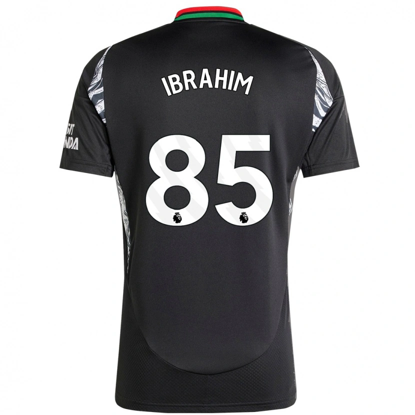 Danxen Niño Camiseta Ife Ibrahim #85 Negro 2ª Equipación 2024/25 La Camisa