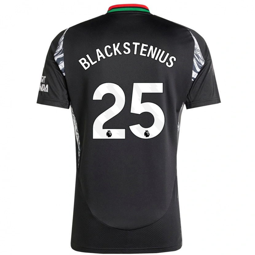 Danxen Niño Camiseta Stina Blackstenius #25 Negro 2ª Equipación 2024/25 La Camisa