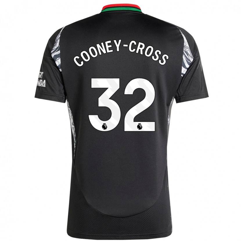 Danxen Niño Camiseta Kyra Cooney-Cross #32 Negro 2ª Equipación 2024/25 La Camisa