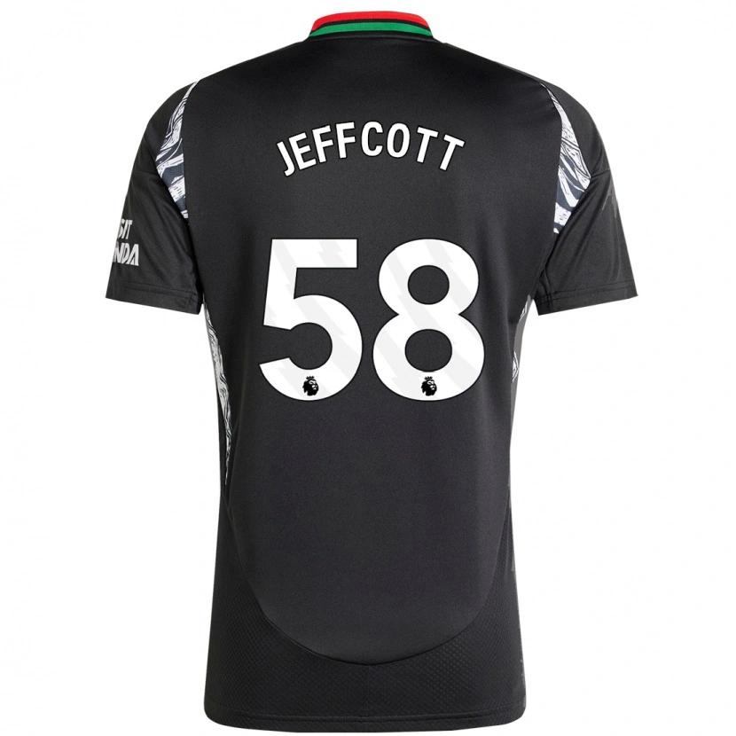 Danxen Niño Camiseta Henry Jeffcott #58 Negro 2ª Equipación 2024/25 La Camisa
