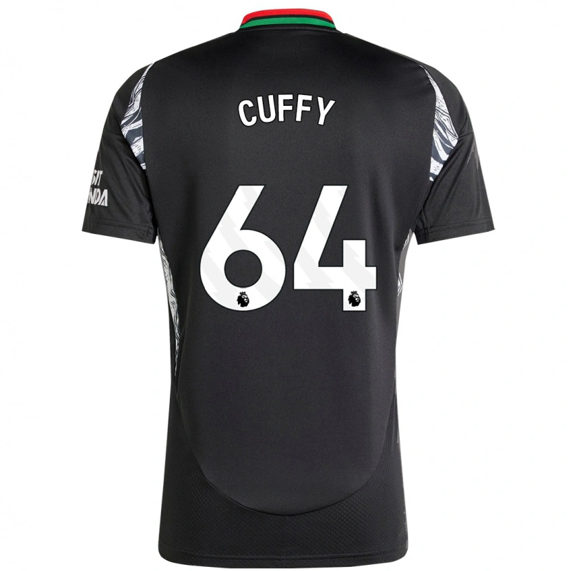 Danxen Niño Camiseta Brooke Norton Cuffy #64 Negro 2ª Equipación 2024/25 La Camisa
