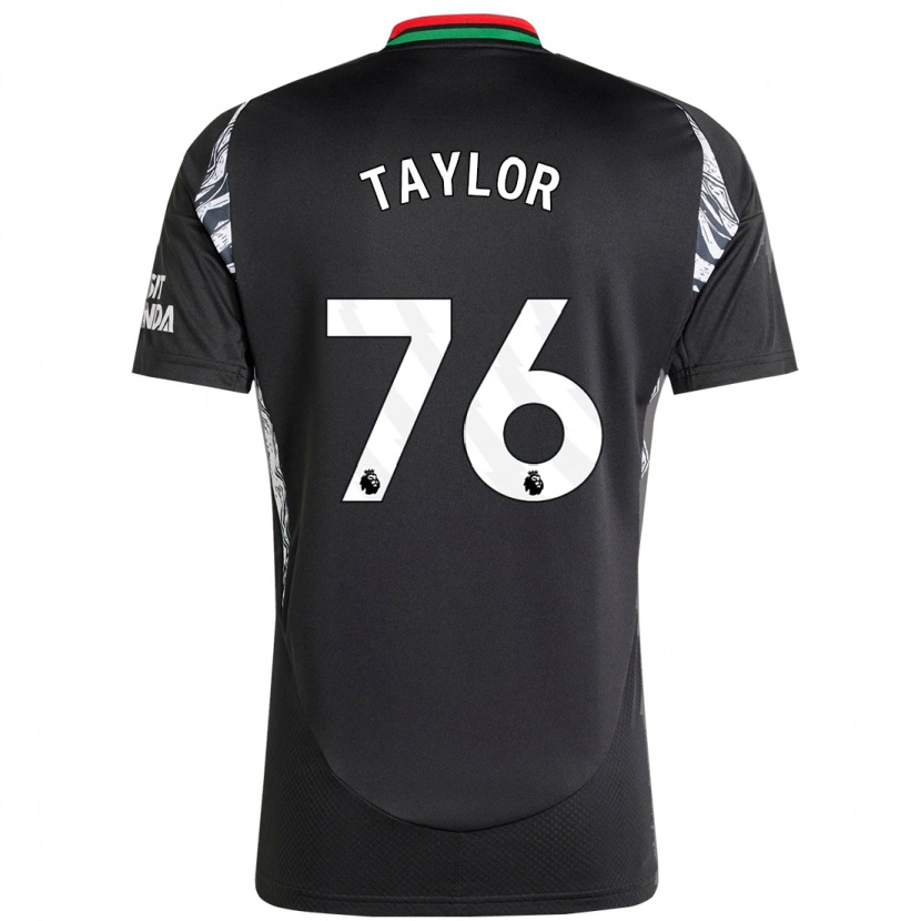 Danxen Niño Camiseta Kido Taylor Hart #76 Negro 2ª Equipación 2024/25 La Camisa