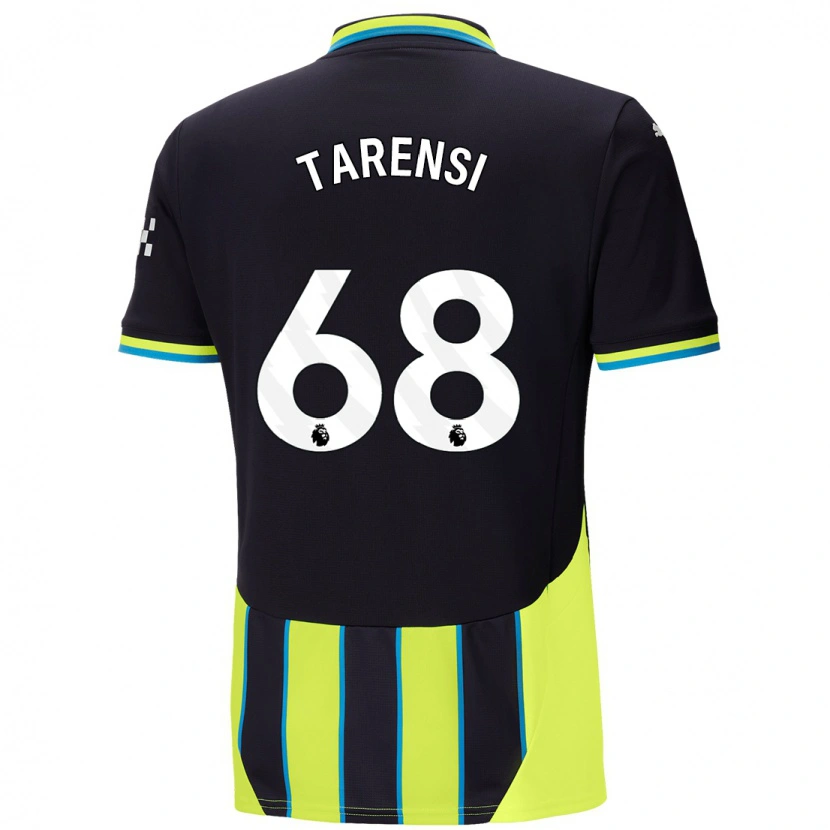 Danxen Niño Camiseta Oscar Tarensi #68 Azul Amarillo 2ª Equipación 2024/25 La Camisa