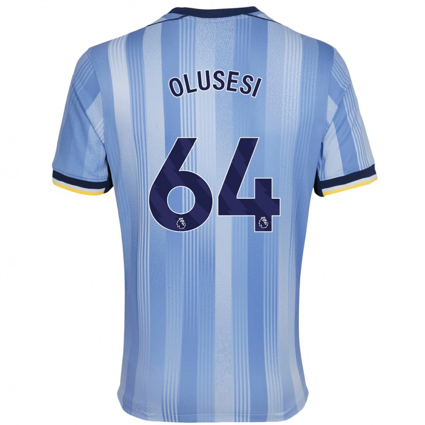 Danxen Niño Camiseta Callum Olusesi #64 Azul Claro 2ª Equipación 2024/25 La Camisa