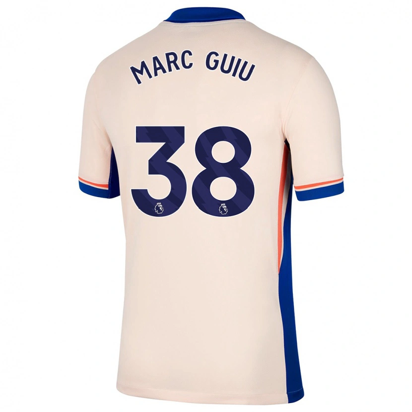 Danxen Niño Camiseta Marc Guiu #38 Beige Claro 2ª Equipación 2024/25 La Camisa