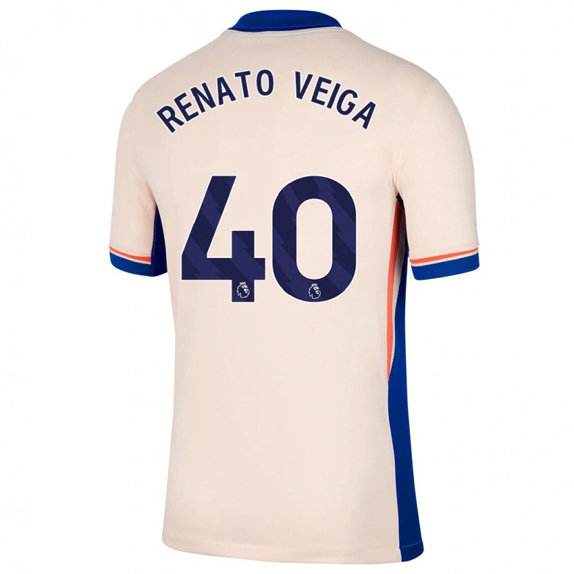 Danxen Niño Camiseta Renato Veiga #40 Beige Claro 2ª Equipación 2024/25 La Camisa