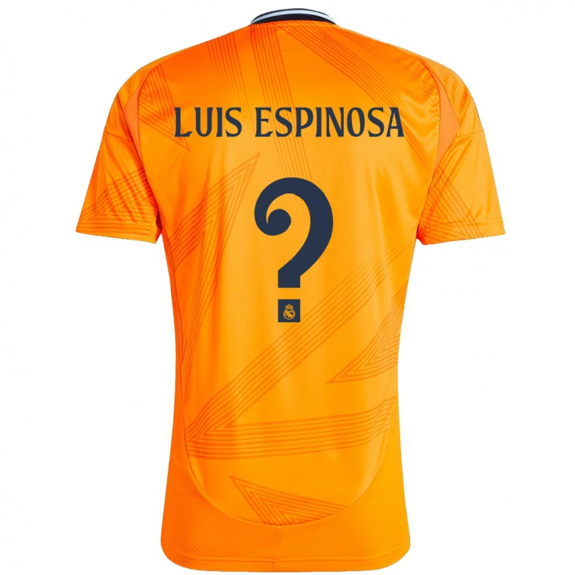 Danxen Niño Camiseta José Luis Espinosa #0 Naranja 2ª Equipación 2024/25 La Camisa