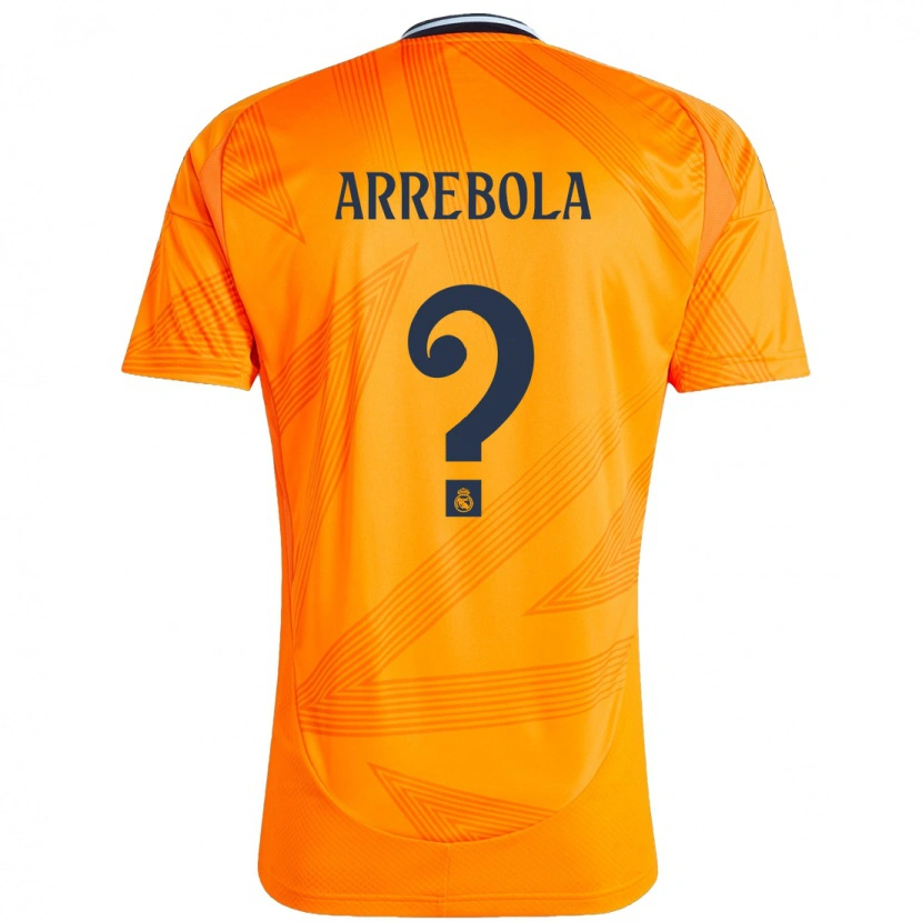 Danxen Niño Camiseta Hugo Arrebola #0 Naranja 2ª Equipación 2024/25 La Camisa