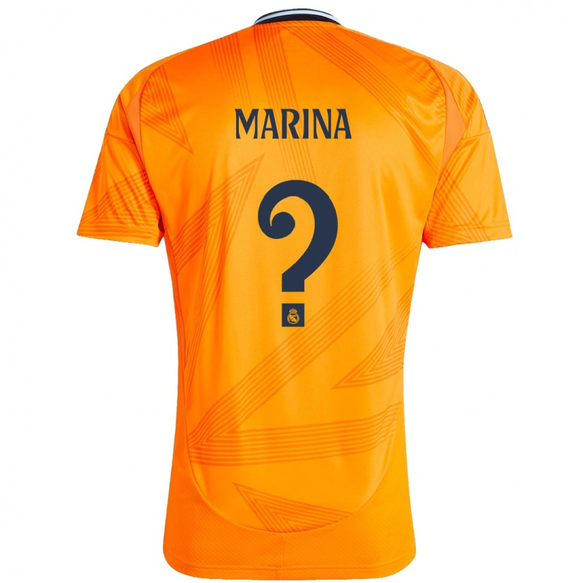 Danxen Niño Camiseta Nacho Marina #0 Naranja 2ª Equipación 2024/25 La Camisa