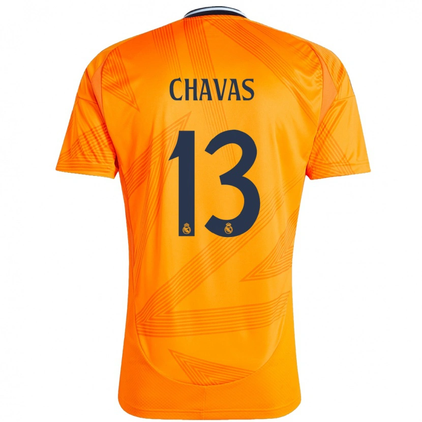 Danxen Niño Camiseta Mylène Chavas #13 Naranja 2ª Equipación 2024/25 La Camisa