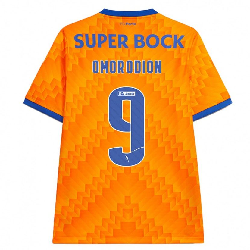 Danxen Niño Camiseta Samu Omorodion #9 Naranja 2ª Equipación 2024/25 La Camisa