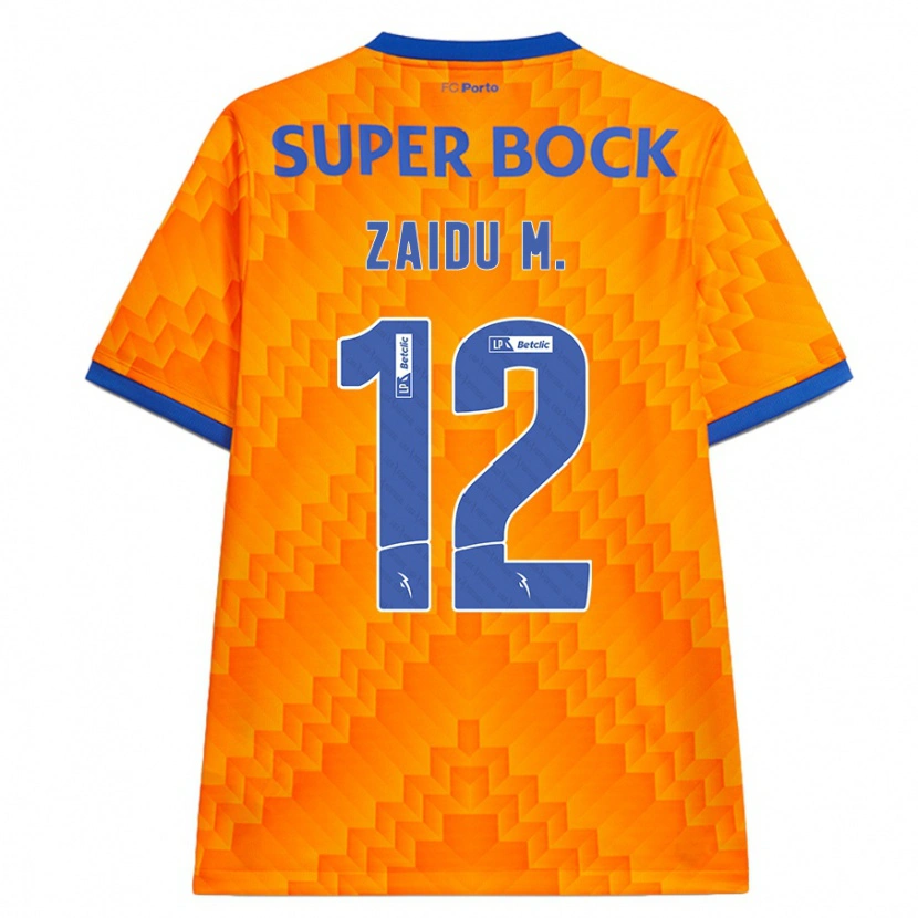 Danxen Niño Camiseta Zaidu #12 Naranja 2ª Equipación 2024/25 La Camisa