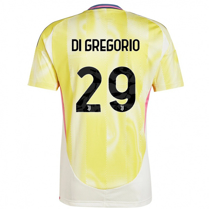 Danxen Niño Camiseta Michele Di Gregorio #29 Amarillo Solar 2ª Equipación 2024/25 La Camisa